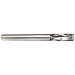 Made in USA - 7/8" Carbide-Tipped 6 Flute Chucking Reamer - Exact Tool & Supply