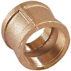 Merit Brass - Class 125, 2" Internal Pipe, Brass Coupling - FBSPT x FBSPT - Exact Tool & Supply