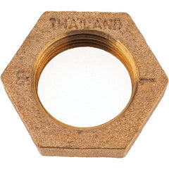 Merit Brass - Class 125, 1" Internal Pipe, Brass Locknut - FNPT - Exact Tool & Supply