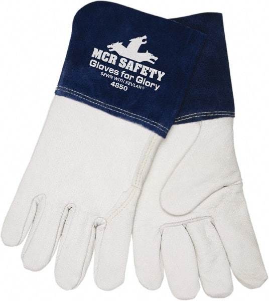 MCR Safety - Welder's & Heat Protective Gloves - 4850XL WELD GLV 1PR WELDERS GLOVE - Exact Tool & Supply