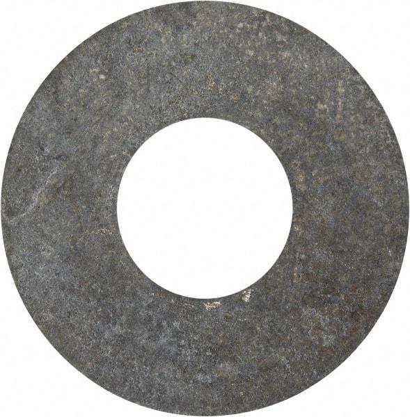 Value Collection - 9/16" Screw, Grade 2 Steel USS Flat Washer - 0.62" ID x 1.499" OD, 0.132" Thick, Galvanized Finish - Exact Tool & Supply