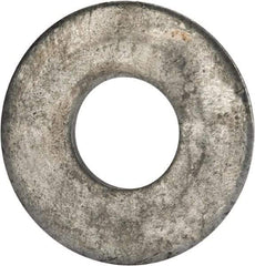 Value Collection - 7/8" Screw, Grade 2 Steel USS Flat Washer - 0.931" ID x 2.28" OD, 0.192" Thick, Galvanized Finish - Exact Tool & Supply
