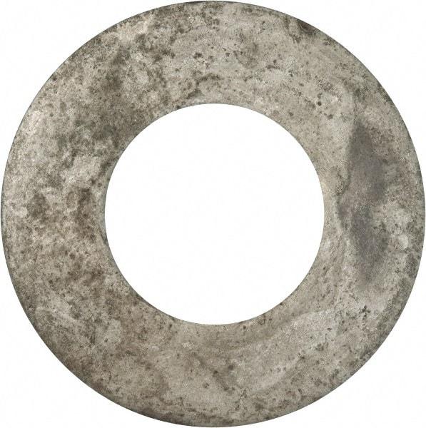 Value Collection - 2-1/4" Screw, Grade 2 Steel USS Flat Washer - 2.365" ID x 4.795" OD, 0.248" Thick, Galvanized Finish - Exact Tool & Supply