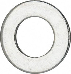 Value Collection - 1-1/4" Screw, Grade 2 Steel SAE Flat Washer - 1-3/8" ID x 2-1/2" OD, 0.192" Thick, Zinc-Plated Finish - Exact Tool & Supply