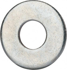Value Collection - 3/4" Screw, Grade 2 Steel USS Flat Washer - 0.805" ID x 2.03" OD, 0.177" Thick, Zinc-Plated Finish - Exact Tool & Supply