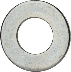 Value Collection - 2-1/4" Screw, Grade 2 Steel USS Flat Washer - 2.365" ID x 4.795" OD, 0.248" Thick, Zinc-Plated Finish - Exact Tool & Supply