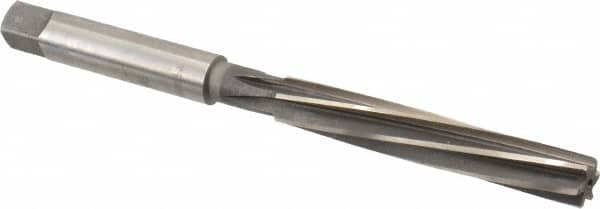 Interstate - 7/16" Diam, Straight Shank, 2-3/4" Flute, Hand Reamer - Exact Tool & Supply