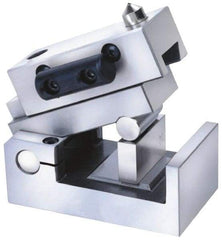 Accupro - 4" Long x 4" Wide x 4" High Sine Wheel Dresser - For Dressing Precise Angles from 0 to 60°, 3/8" Shank Diameter - Exact Tool & Supply