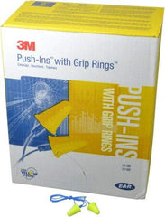 3M - Reusable, Corded, 30 dB Earplugs - Yellow, 200 Pairs - Exact Tool & Supply
