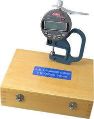 SPI - 0 to 0.5 Inch Measurement, 0.0005 Inch Resolution Electronic Thickness Gage - Exact Tool & Supply