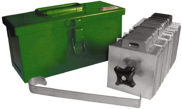 Made in USA - Shim Stock Sets Type: Slotted Shim Material: Stainless Steel - Exact Tool & Supply