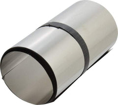 Made in USA - 1 Piece, 100 Inch Long x 6 Inch Wide x 0.002 Inch Thick, Roll Shim Stock - Stainless Steel - Exact Tool & Supply