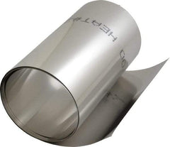 Made in USA - 1 Piece, 100 Inch Long x 6 Inch Wide x 0.004 Inch Thick, Roll Shim Stock - Stainless Steel - Exact Tool & Supply