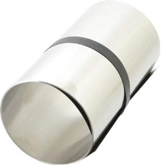 Made in USA - 1 Piece, 100 Inch Long x 6 Inch Wide x 0.005 Inch Thick, Roll Shim Stock - Stainless Steel - Exact Tool & Supply