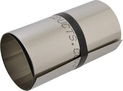 Made in USA - 1 Piece, 50 Inch Long x 6 Inch Wide x 0.007 Inch Thick, Roll Shim Stock - Stainless Steel - Exact Tool & Supply