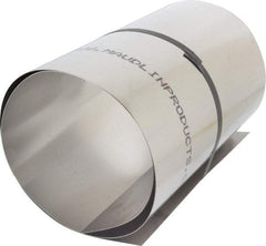 Made in USA - 1 Piece, 100 Inch Long x 12 Inch Wide x 0.02 Inch Thick, Roll Shim Stock - Stainless Steel - Exact Tool & Supply