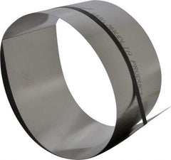 Made in USA - 1 Piece, 50 Inch Long x 6 Inch Wide x 0.025 Inch Thick, Roll Shim Stock - Stainless Steel - Exact Tool & Supply