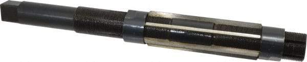Value Collection - Size M, Straight Shank Hand Adjustable Reamer - 16" OAL, Right Hand Cut, High Speed Steel, Oxide Finish - Exact Tool & Supply
