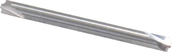 Value Collection - 1/64" Radius, 1/8" Mill Diam, 2 Flute Solid Carbide Corner Rounding End Mill - Double End, Uncoated, 1-1/2" OAL, 1/8" Shank Diam - Exact Tool & Supply