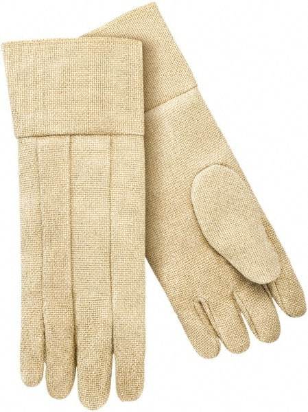 Steiner - Size Universal Wool Lined Fiberglass Heat Resistant Glove - 18" OAL, Slip-On Cuff - Exact Tool & Supply