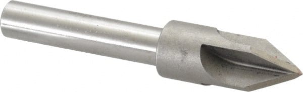 Keo - 3/4" Head Diam, 1/2" Shank Diam, 4 Flute 60° High Speed Steel Countersink - Exact Tool & Supply