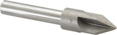 Keo - 3/4" Head Diam, 1/2" Shank Diam, 4 Flute 60° High Speed Steel Countersink - Exact Tool & Supply