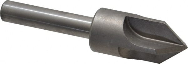 Keo - 1" Head Diam, 1/2" Shank Diam, 4 Flute 82° High Speed Steel Countersink - Exact Tool & Supply