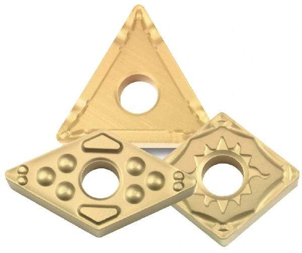 Sumitomo - TBGE520.5 Grade DA2200 Polycrystalline Diamond (PCD) Turning Insert - 60° Triangle, 5/32" Inscr Circle, 1/16" Thick, 0.0078" Corner Radius - Exact Tool & Supply