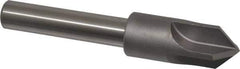 Keo - 3/4" Head Diam, 1/2" Shank Diam, 4 Flute 90° High Speed Steel Countersink - Bright Finish, 4-1/8" OAL, Single End, Straight Shank, Right Hand Cut - Exact Tool & Supply