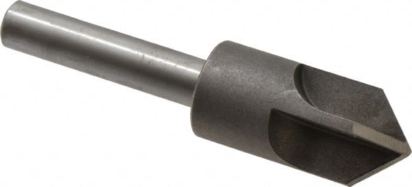 Keo - 1" Head Diam, 1/2" Shank Diam, 4 Flute 90° High Speed Steel Countersink - Exact Tool & Supply