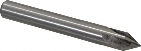 Interstate - 1/2" Head Diam, 1/2" Shank Diam, 4 Flute 60° High Speed Steel Countersink - Exact Tool & Supply
