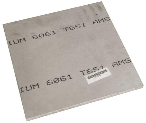 Value Collection - 1-3/4 Inch Thick x 24 Inch Wide x 24 Inch Long, Aluminum Plate - Alloy 6061 - Exact Tool & Supply