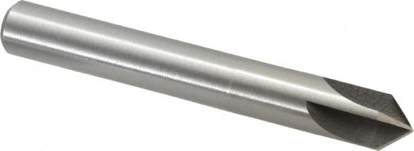 Interstate - 1/2" Head Diam, 1/2" Shank Diam, 4 Flute 82° High Speed Steel Countersink - Exact Tool & Supply