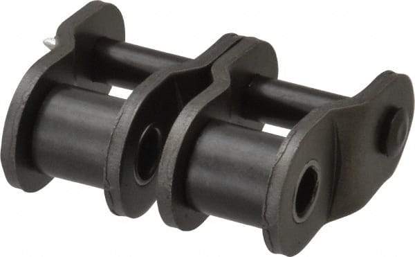 Browning - 1" Pitch, ANSI 80-2, Double Strand Roller Chain Offset Link - For Use with Double Strand Chain - Exact Tool & Supply