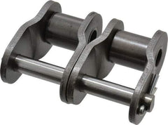 Browning - 1-1/2" Pitch, ANSI 120-2, Double Strand Roller Chain Offset Link - For Use with Double Strand Chain - Exact Tool & Supply