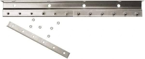 Steiner - 4' Long Galvanized Steel Dock Strip Door Mounting Hardware - Use with Strip Door - Exact Tool & Supply
