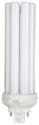 Philips - 33 Watt Fluorescent Commercial/Industrial 2 Pin Lamp - 3,500°K Color Temp, 2,615 Lumens, PLT, 16,000 hr Avg Life - Exact Tool & Supply