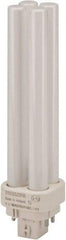 Philips - 14 Watt Fluorescent Commercial/Industrial 2 Pin Lamp - 3,500°K Color Temp, 1,100 Lumens, PLC, 12,000 hr Avg Life - Exact Tool & Supply