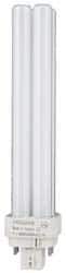 Philips - 21 Watt Fluorescent Commercial/Industrial 4 Pin Lamp - 3,500°K Color Temp, 1,525 Lumens, PLC, 12,000 hr Avg Life - Exact Tool & Supply