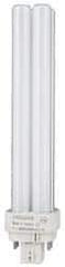 Philips - 21 Watt Fluorescent Commercial/Industrial 4 Pin Lamp - 3,500°K Color Temp, 1,525 Lumens, PLC, 12,000 hr Avg Life - Exact Tool & Supply