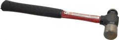 Proto - 1 Lb Head Steel Ball Pein Hammer - 11-1/2" Fiberglass Handle, 13" OAL, Fiberglass with Vinyl Grip - Exact Tool & Supply