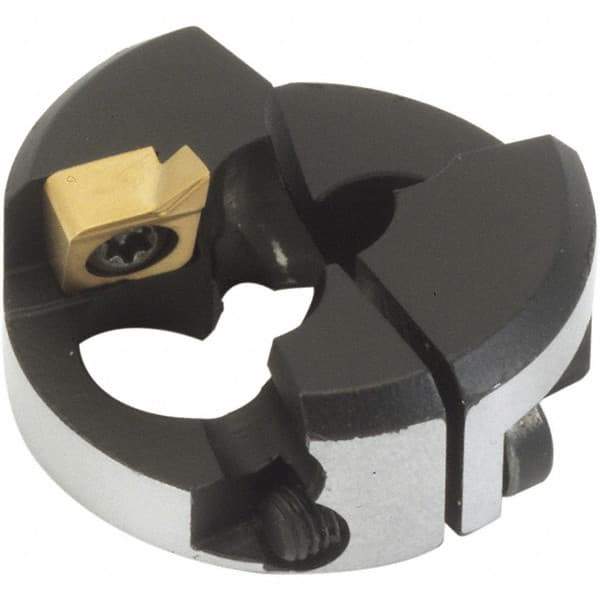 Iscar - Series ChamDrill, 10.5mm ID, 32mm Overall Diam Drilling Chamfer Ring - XOGX-DT Insert, 45° Chamfer, 1 Insert - Exact Tool & Supply