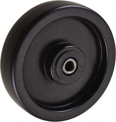 Value Collection - 6 Inch Diameter x 1-1/2 Inch Wide, Polyolefin Caster Wheel - 400 Lb. Capacity, 1-7/8 Inch Hub Length, 1/2 Inch Axle Diameter, Roller Bearing - Exact Tool & Supply