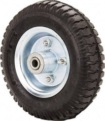 Value Collection - 8 Inch Diameter x 2-1/2 Inch Wide, Pneumatic Caster Wheel - 220 Lb. Capacity, 3-1/4 Inch Hub Length, 1/2 Inch Axle Diameter, Ball Bearing - Exact Tool & Supply