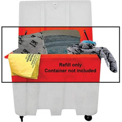 Brady SPC Sorbents - 184 Gal Capacity Universal Spill Kit - No Container Included - Refill Only - Exact Tool & Supply