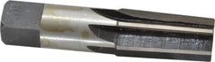 Interstate - 1/2" Pipe, 3/4" Diam, 0.665" Small End Diam, Straight Shank, 1-3/8" Flute, Taper Pipe Reamer - Exact Tool & Supply