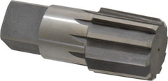 Interstate - 1-1/2" Pipe, 1.793" Diam, 1.684" Small End Diam, Straight Shank, 1-3/4" Flute, Taper Pipe Reamer - Exact Tool & Supply