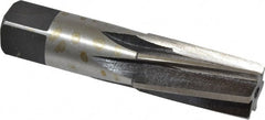 Interstate - 1/2" Pipe, 3/4" Diam, 0.665" Small End Diam, Straight Shank, 1-3/8" Flute, Taper Pipe Reamer - Exact Tool & Supply
