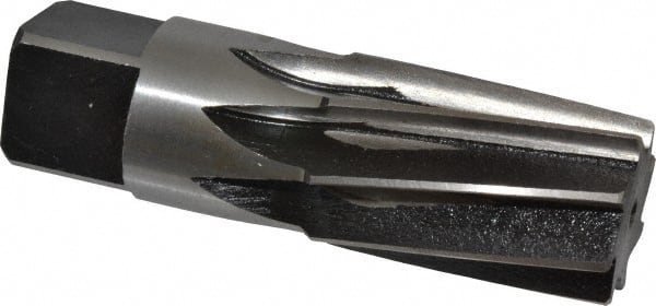 Interstate - 1" Pipe, 1.212" Diam, 1.103" Small End Diam, Straight Shank, 1-3/4" Flute, Taper Pipe Reamer - Exact Tool & Supply