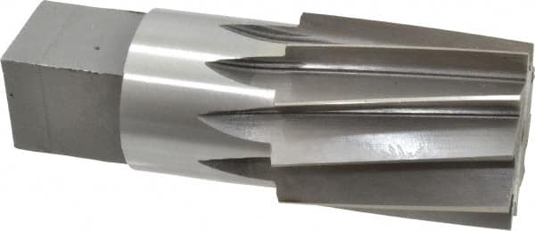 Interstate - 1-1/4" Pipe, 1.553" Diam, 1.444" Small End Diam, Straight Shank, 1-3/4" Flute, Taper Pipe Reamer - Exact Tool & Supply